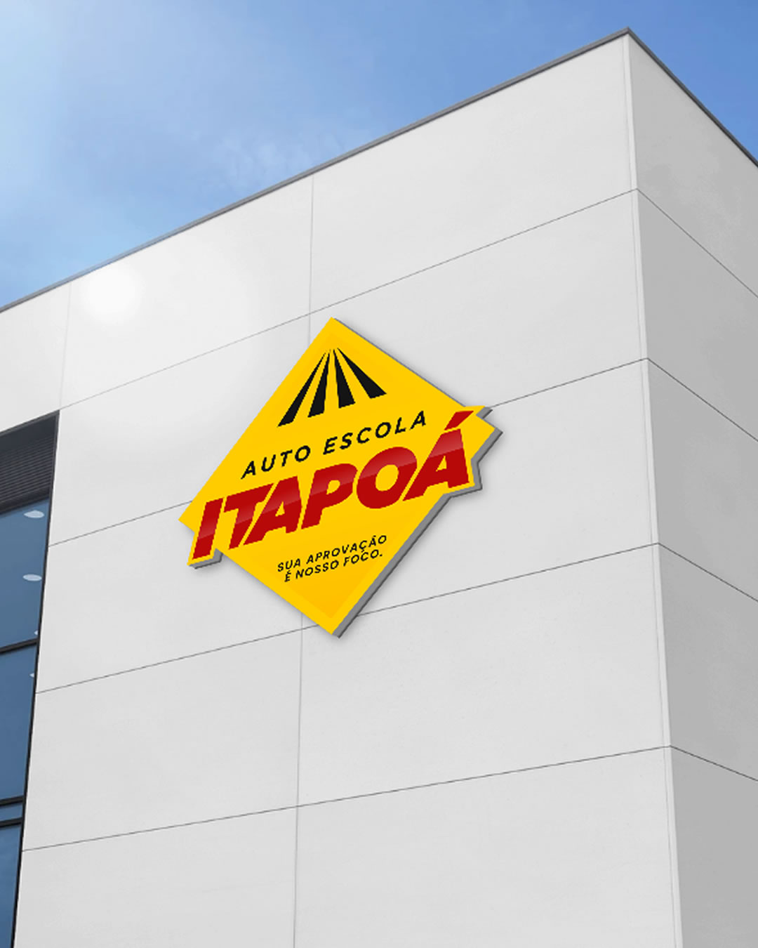 Criação Logo Auto Escola Itapoá