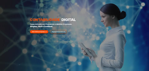 Site de contabilidade WordPress criado para empresa de Curitiba