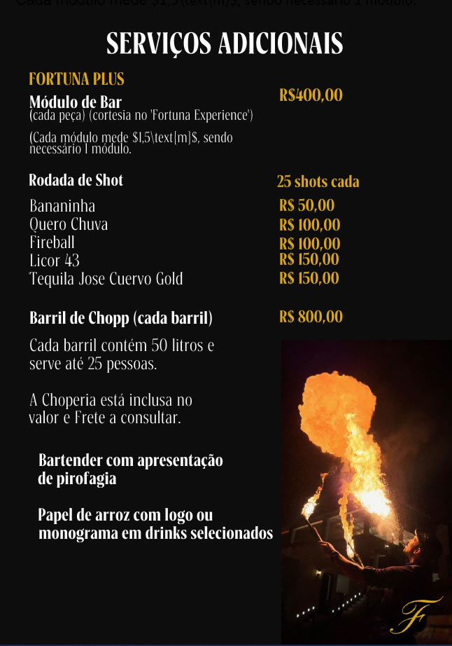 Criação de Folder Fortuna Bartender