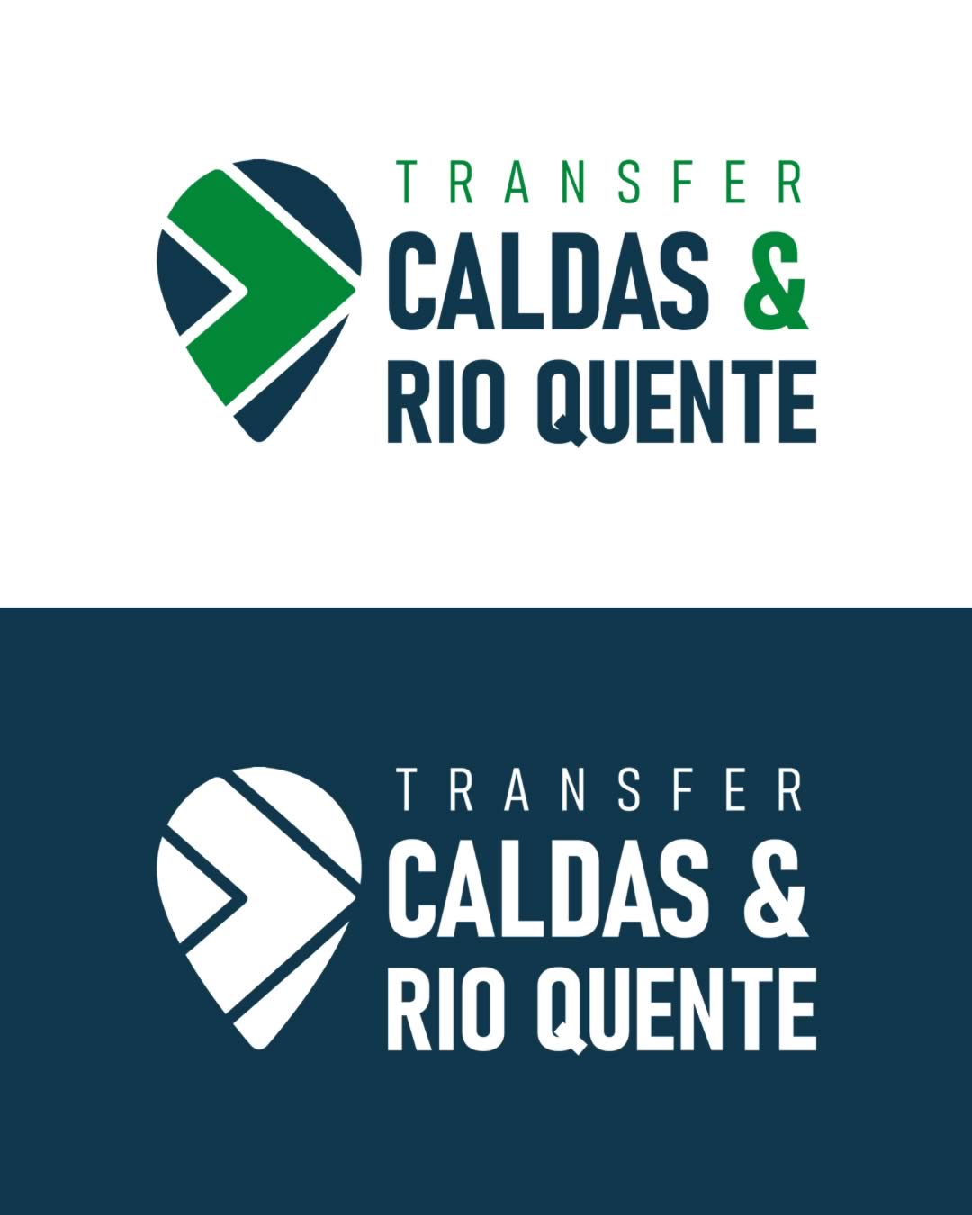 Criação de logotipo para empresa de transfer em Caldas Novas