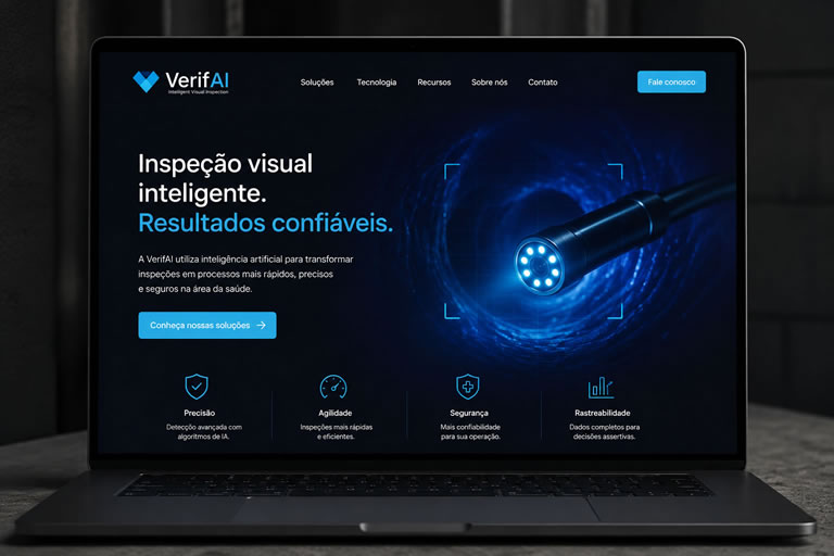 Identidade Visual para Tecnologia Médica VerifAI